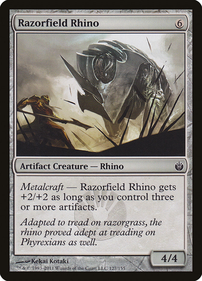 Razorfield Rhino 127/155 (Mirrodin Besieged)  | Good Games Modbury