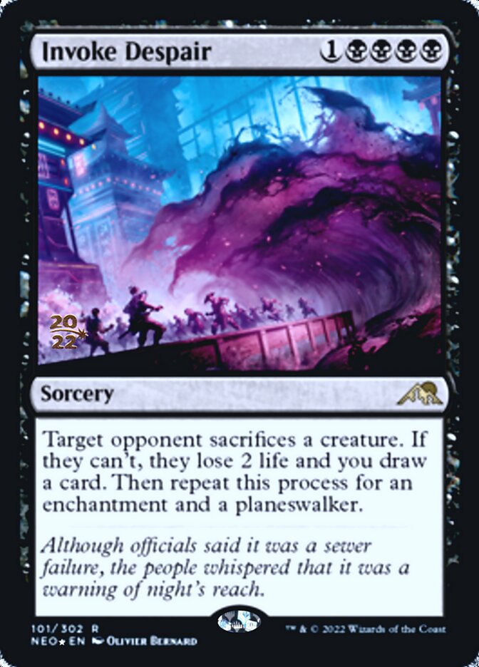 Invoke Despair [Kamigawa: Neon Dynasty Prerelease Promos] | Good Games Modbury