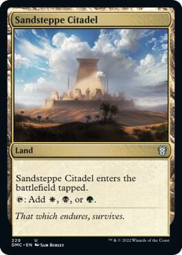 Sandsteppe Citadel 229/50 (Commander: Dominaria United)  | Good Games Modbury