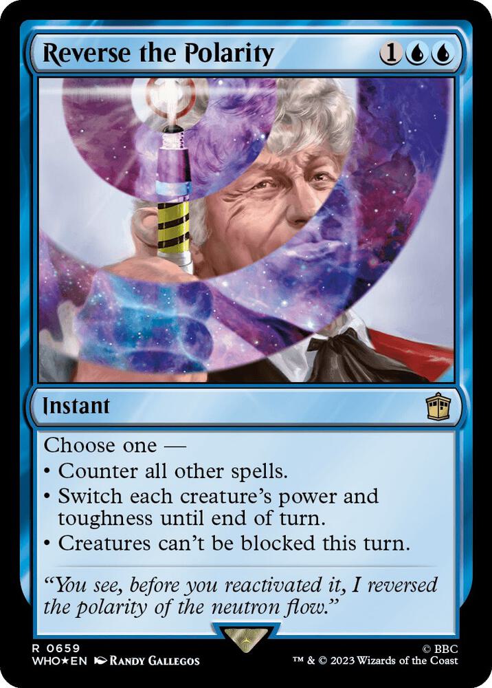 Reverse the Polarity 659/331 (Universes Beyond: Doctor Who)  - Surge Foil | Good Games Modbury