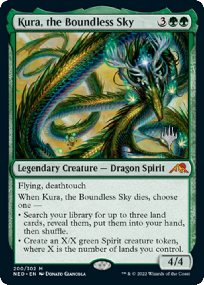 Kura the Boundless Sky 200 (Promo Pack: Kamigawa: Neon Dynasty)  - Foil | Good Games Modbury