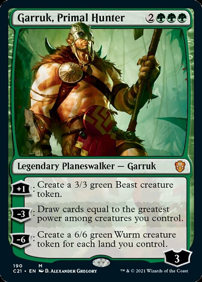 Garruk, Primal Hunter [Commander 2021] | Good Games Modbury