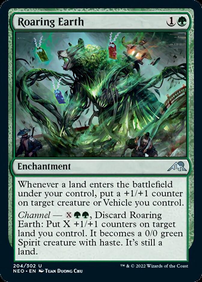 Roaring Earth [Kamigawa: Neon Dynasty] | Good Games Modbury