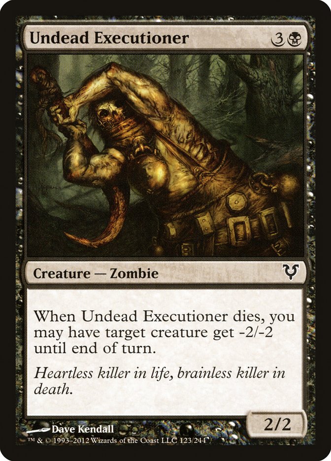 Undead Executioner [Avacyn Restored] | Good Games Modbury