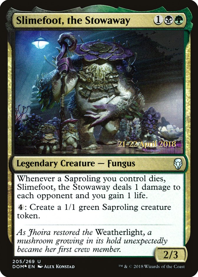 Slimefoot, the Stowaway [Dominaria Prerelease Promos] | Good Games Modbury