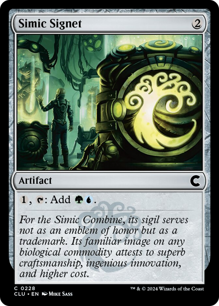 Simic Signet [Ravnica: Clue Edition] | Good Games Modbury