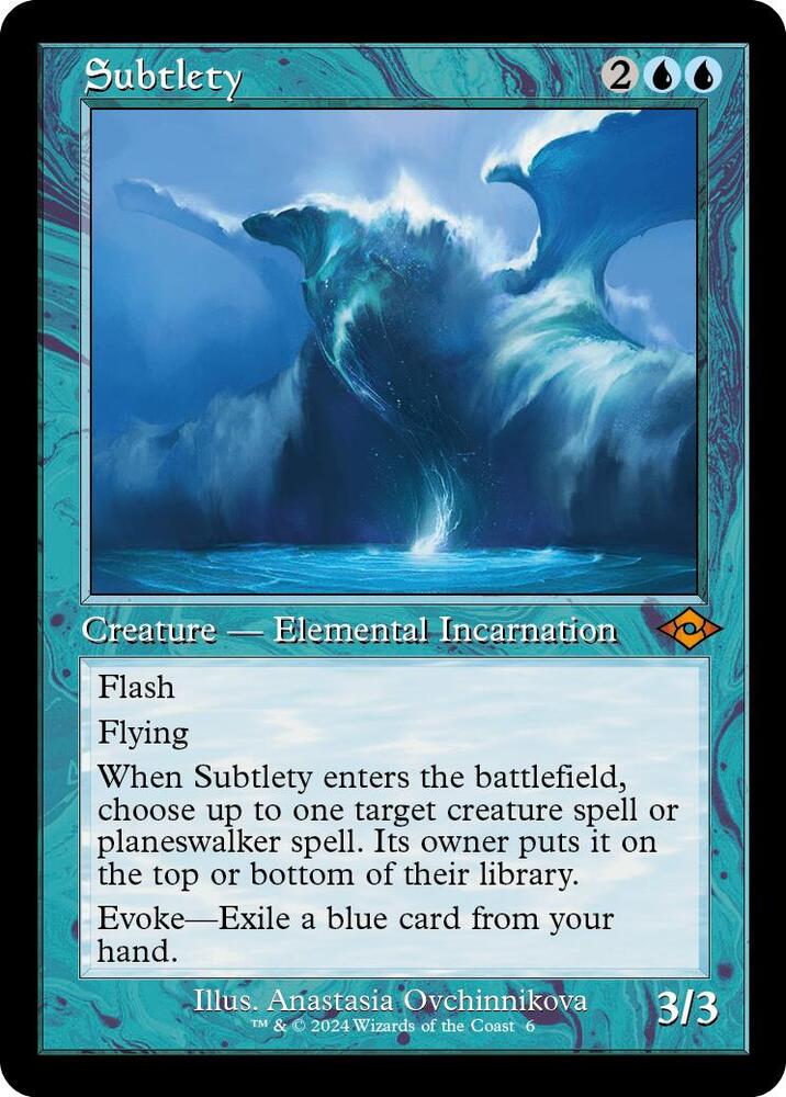 Subtlety Retro Frame 6/0 (Modern Horizons 2)  | Good Games Modbury