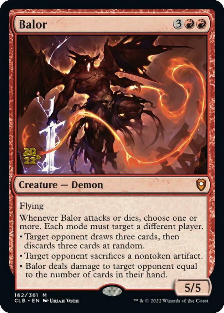 Balor 162s/108 (Prerelease Cards)  - Foil | Good Games Modbury