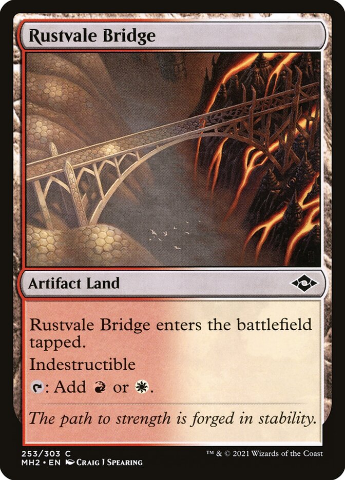 Rustvale Bridge 253/303 (Modern Horizons 2)  | Good Games Modbury