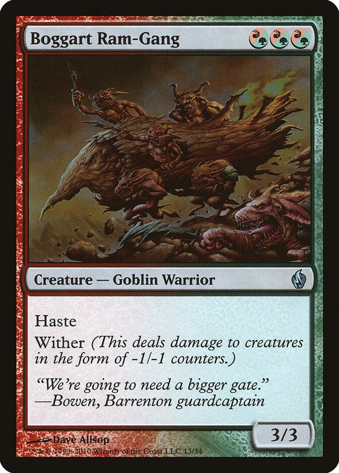 Boggart Ram Gang 13/34 (Premium Deck Series: Fire and Lightning)  - Foil | Good Games Modbury