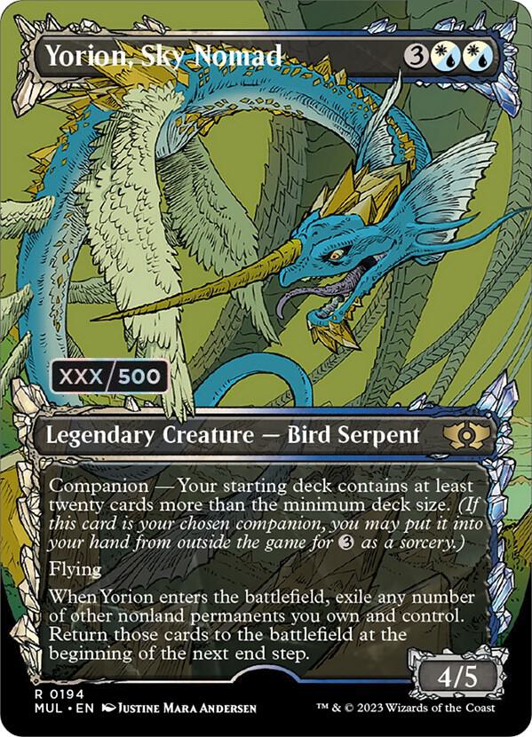 Yorion, Sky Nomad Serialized 194z/65 (March of the Machine: Multiverse Legends)  - Double Rainbow Foil | Good Games Modbury