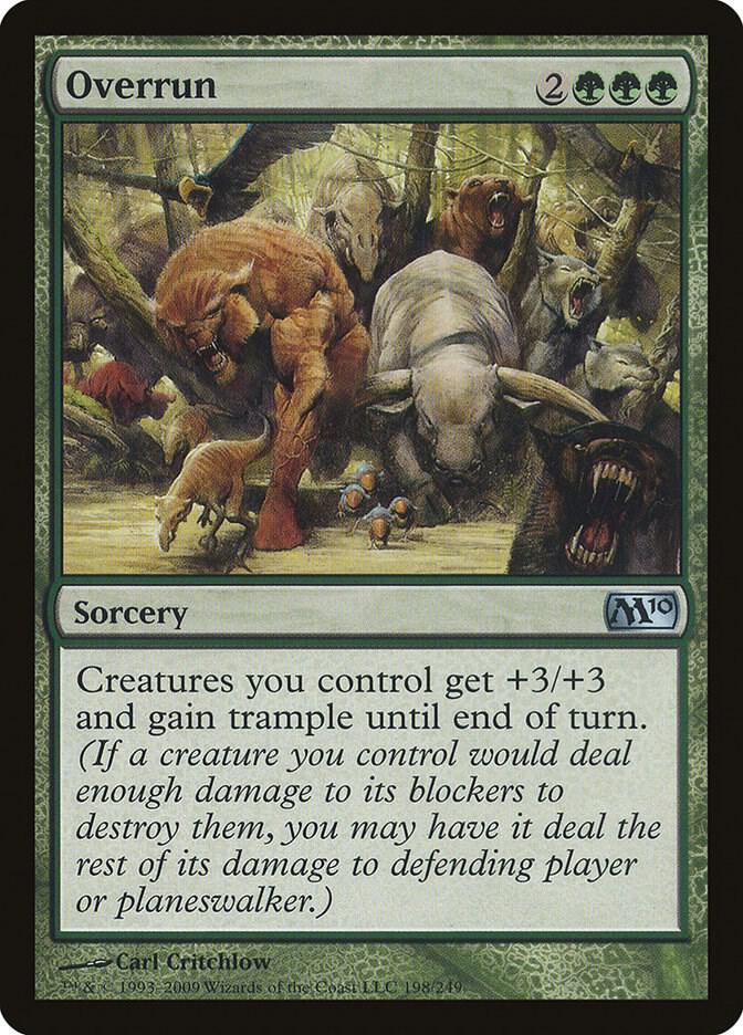 Overrun 198/249 (Magic 2010 (M10))  | Good Games Modbury
