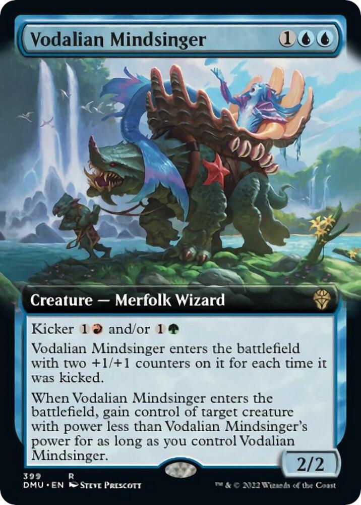 Vodalian Mindsinger Extended Art 399/281 (Dominaria United)  - Foil | Good Games Modbury