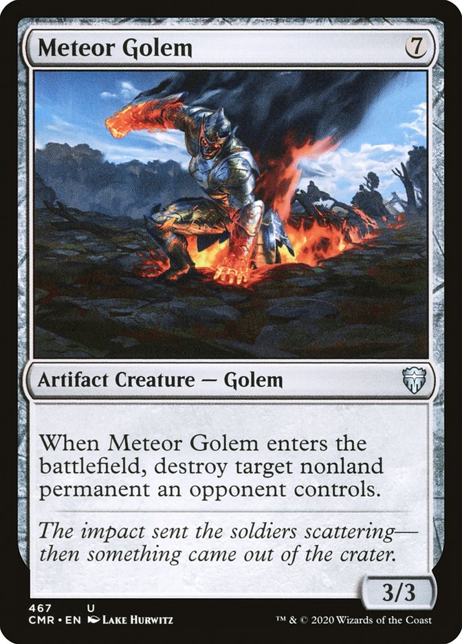 Meteor Golem (467) [Commander Legends] | Good Games Modbury