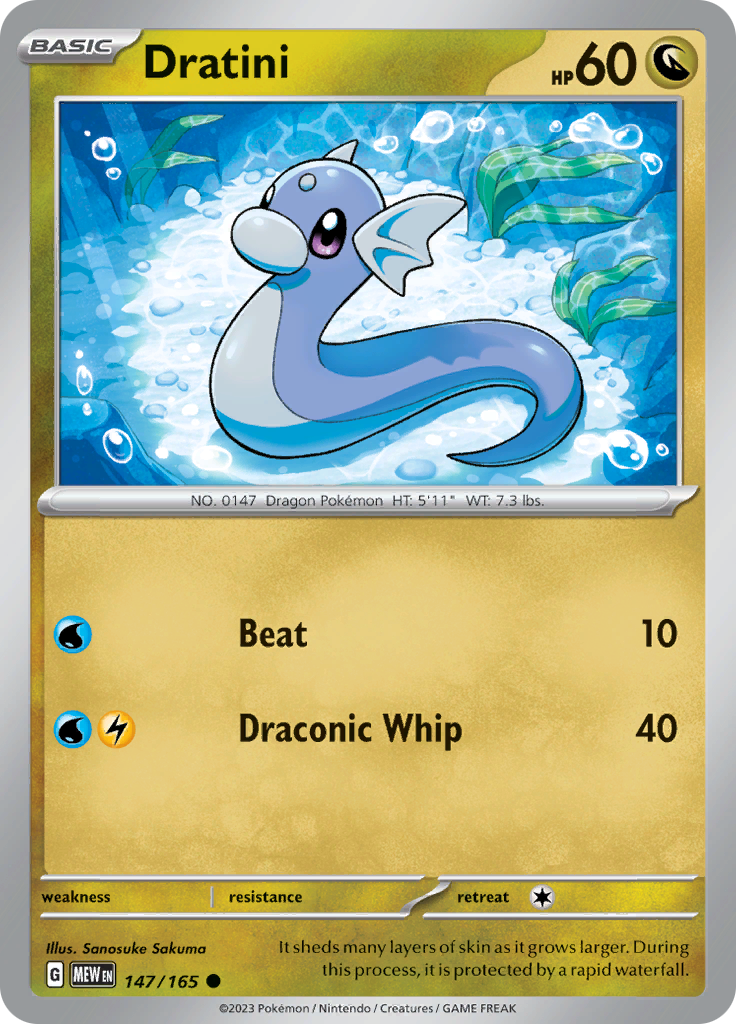 Dratini (147/165) [Scarlet & Violet: 151] | Good Games Modbury