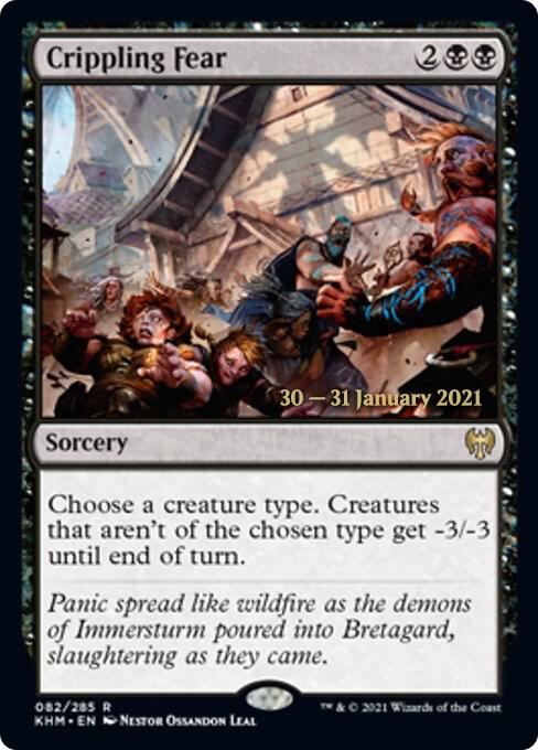 Crippling Fear 82s/1 (Prerelease Cards)  - Foil | Good Games Modbury
