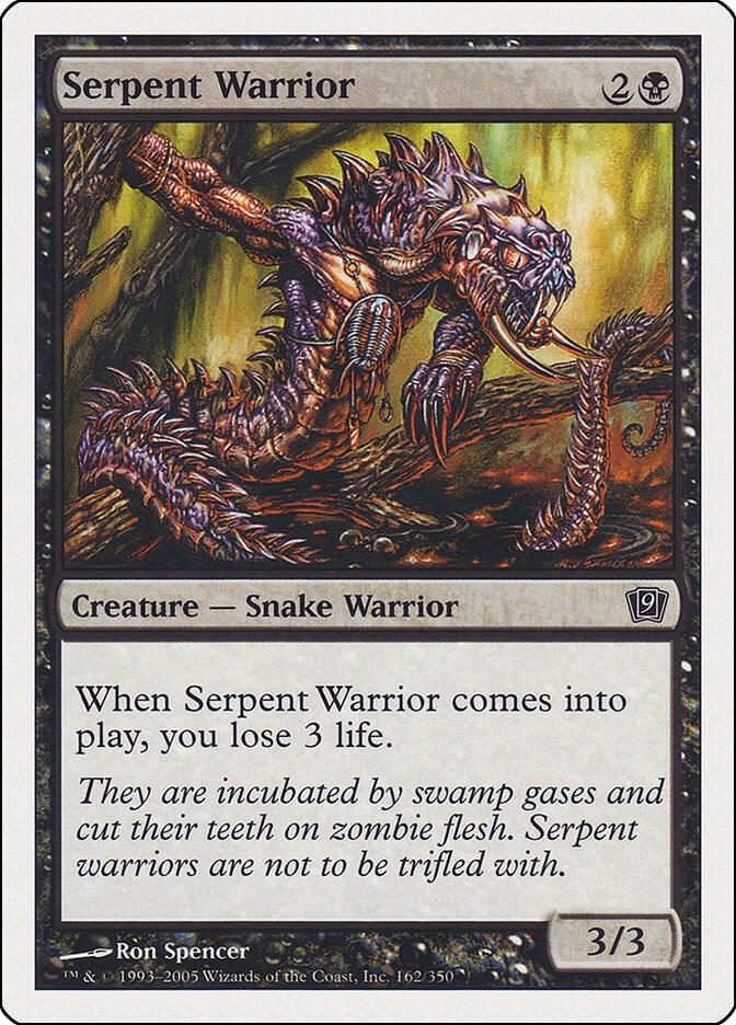 Serpent Warrior 162/350 (9th Edition)  | Good Games Modbury
