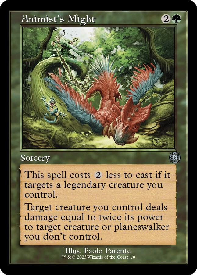Animist's Might 70/50 (March of the Machine: The Aftermath)  - Retro Foil | Good Games Modbury