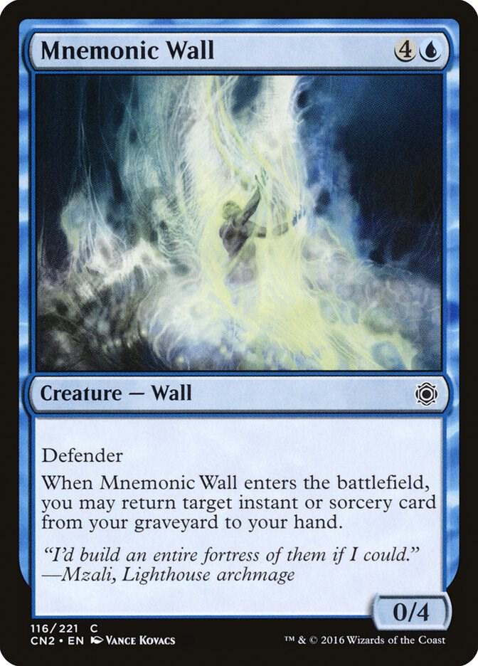 Mnemonic Wall 116/221 (Conspiracy: Take the Crown)  - Foil | Good Games Modbury