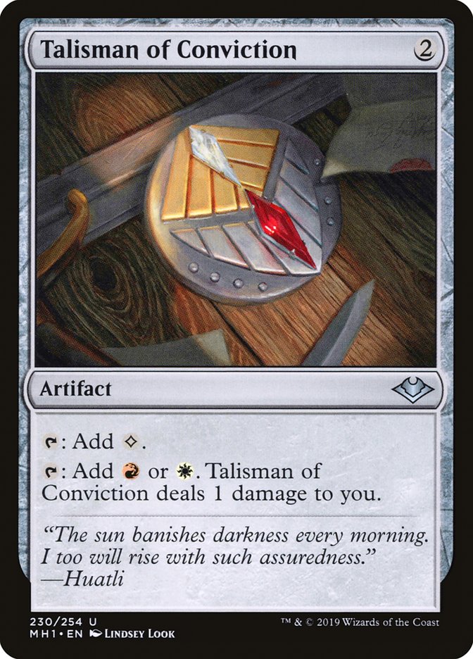 Talisman of Conviction [Modern Horizons] | Good Games Modbury