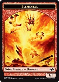 Elemental (008) // Squirrel (015) Double-Sided Token [Modern Horizons Tokens] | Good Games Modbury