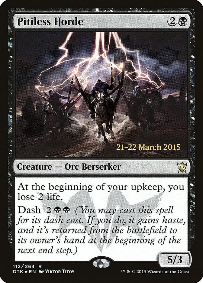 Pitiless Horde 112s/51 (Prerelease Cards)  - Foil | Good Games Modbury