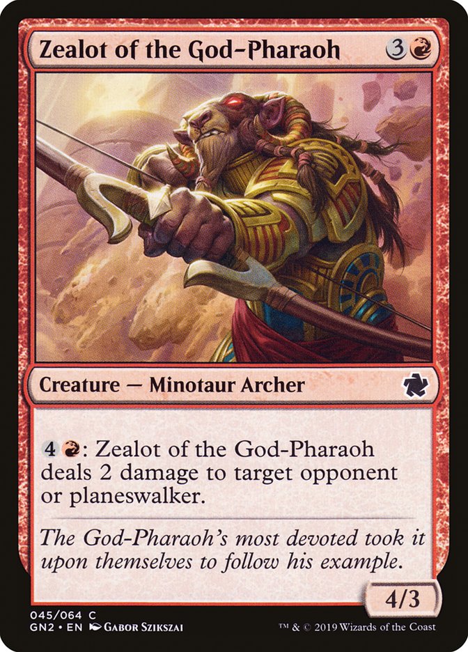Zealot of the God-Pharaoh 45/64 (Magic Game Night 2019)  | Good Games Modbury