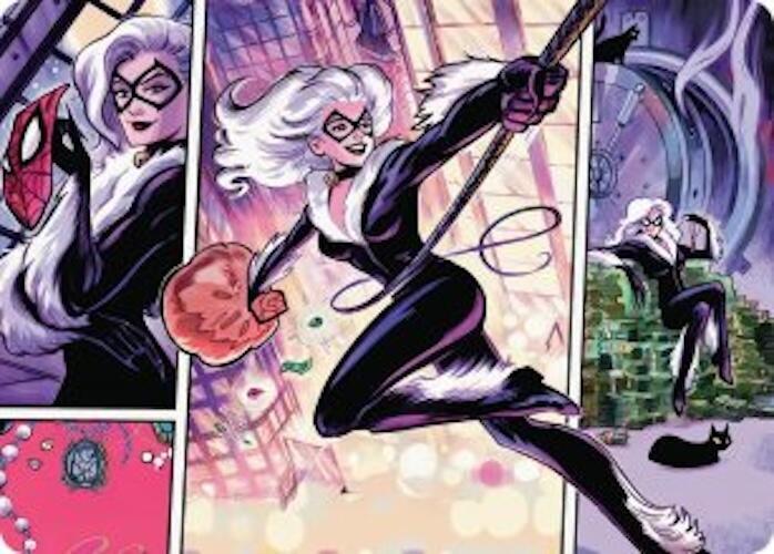 Black Cat Cunning Thief Art Card 44 (Art Series: Marvel's Spider-Man)  | Good Games Modbury