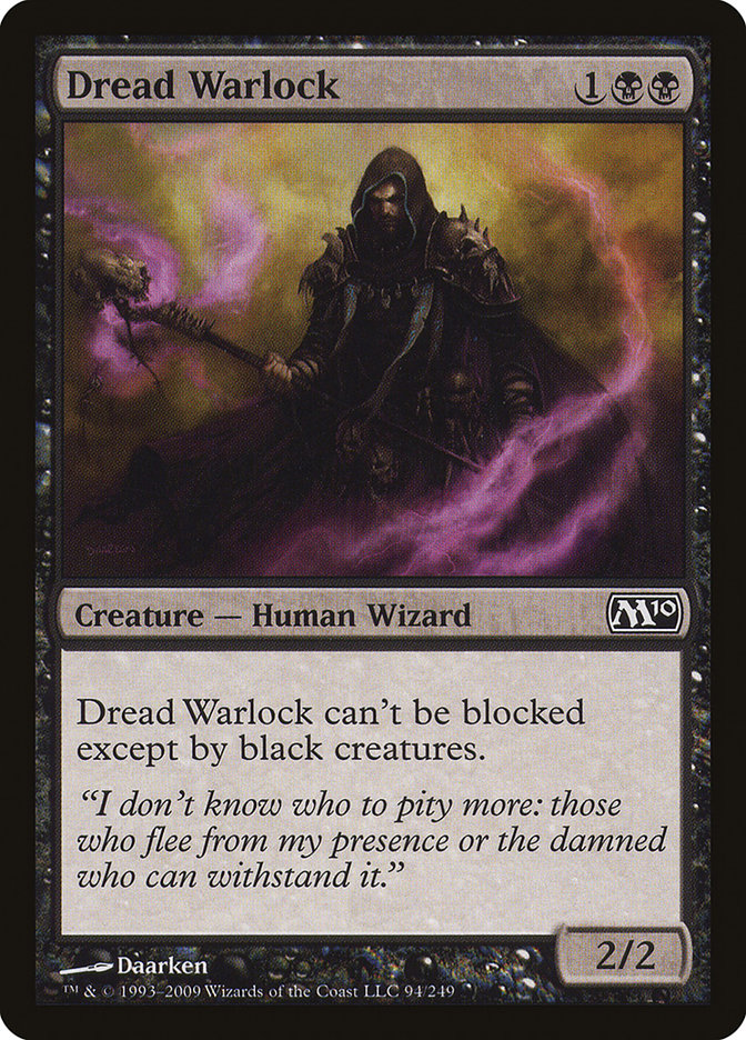 Dread Warlock 94/249 (Magic 2010 (M10))  | Good Games Modbury