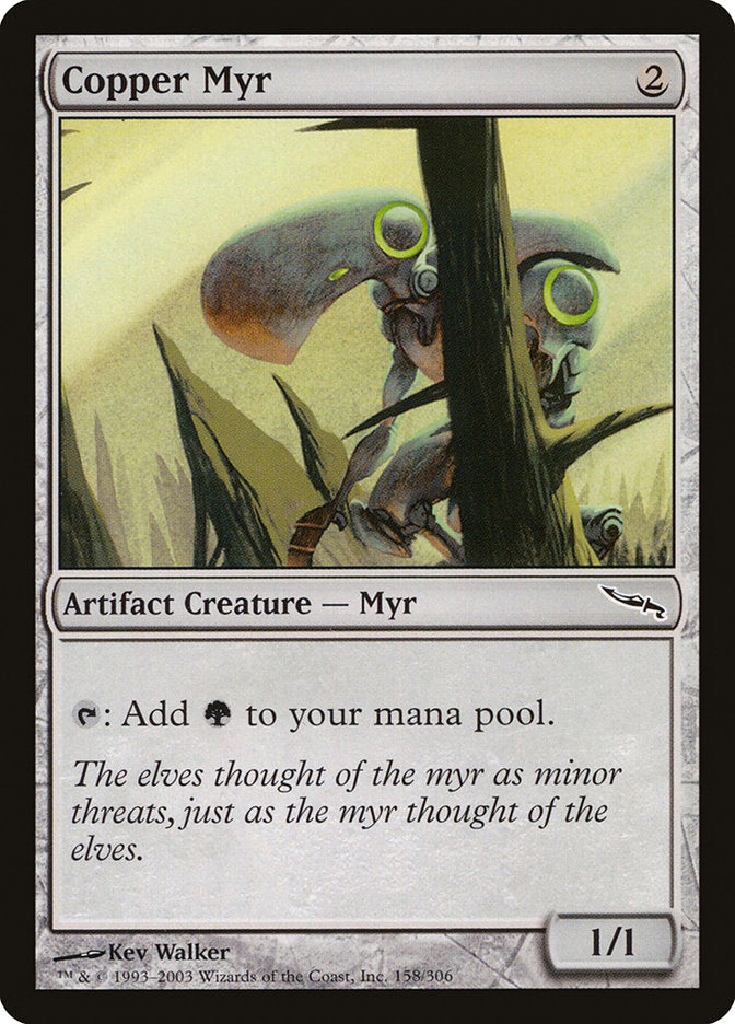 Copper Myr [Mirrodin] | Good Games Modbury