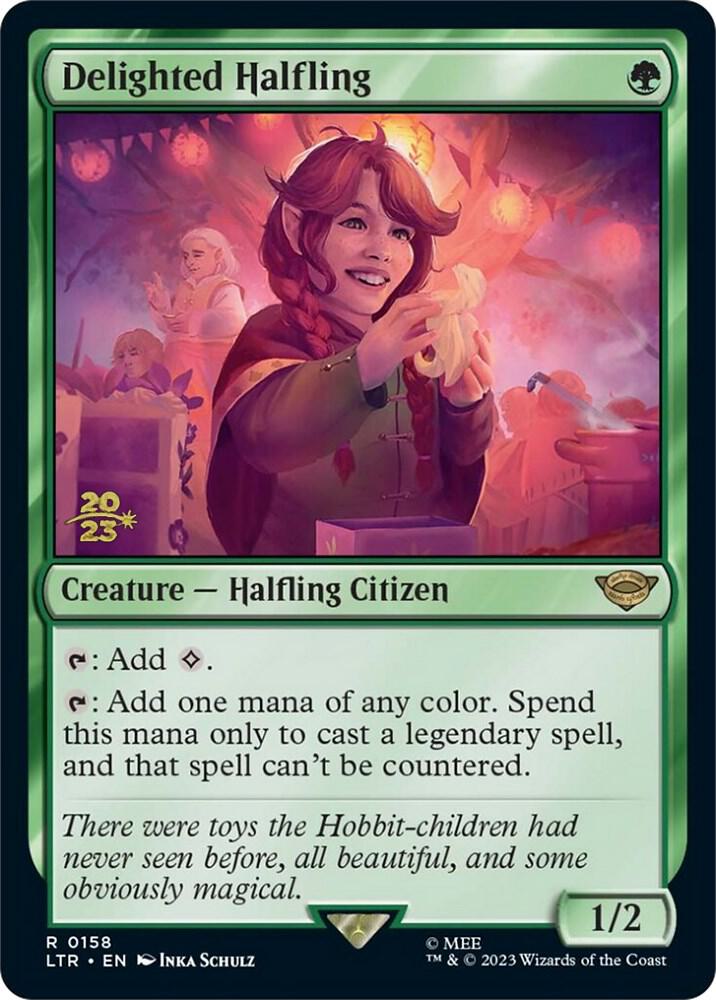 Delighted Halfling 0158 158s/86 (Prerelease Cards)  - Foil | Good Games Modbury