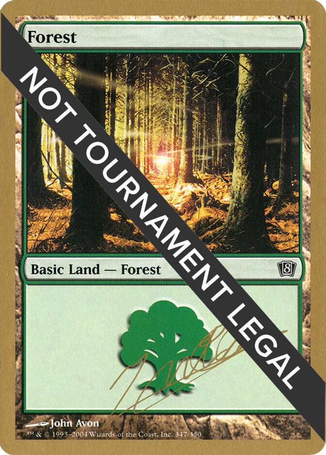 Forest 347 2004 Julien Nuijten 8ED jn347/103 (World Championship Decks)  | Good Games Modbury
