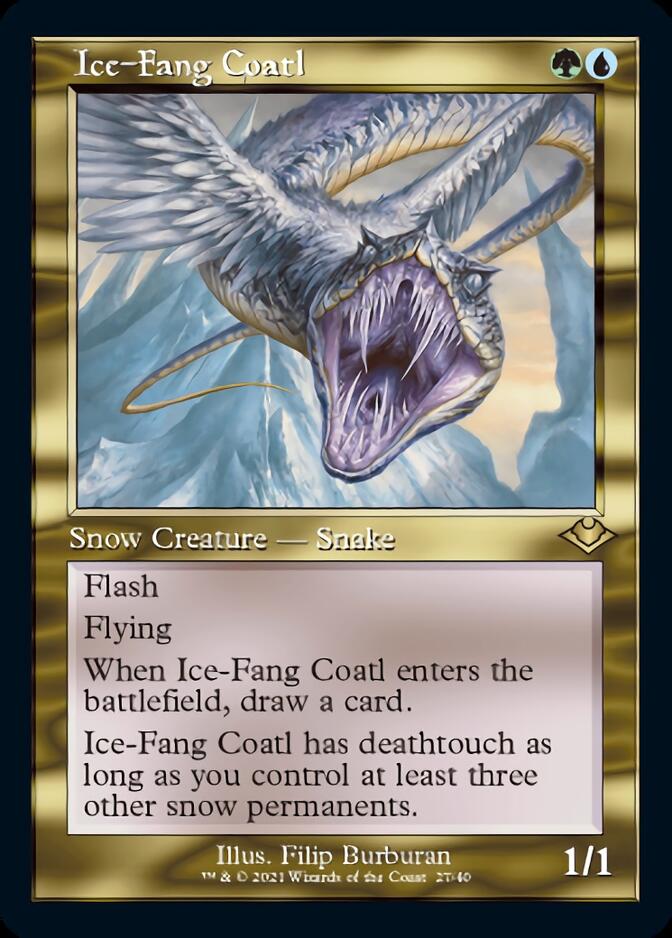 Ice-Fang Coatl (Retro) [Modern Horizons 2] | Good Games Modbury