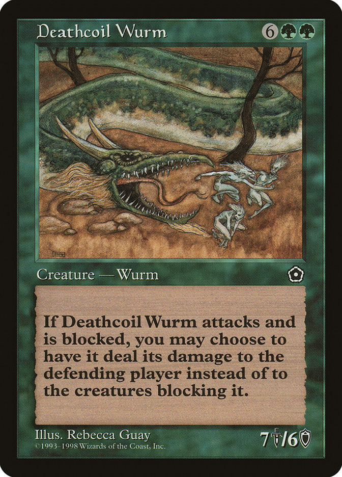 Deathcoil Wurm [Portal Second Age] | Good Games Modbury