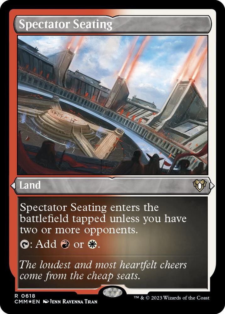Spectator Seating 618 (Commander Masters)  - Etched Foil | Good Games Modbury