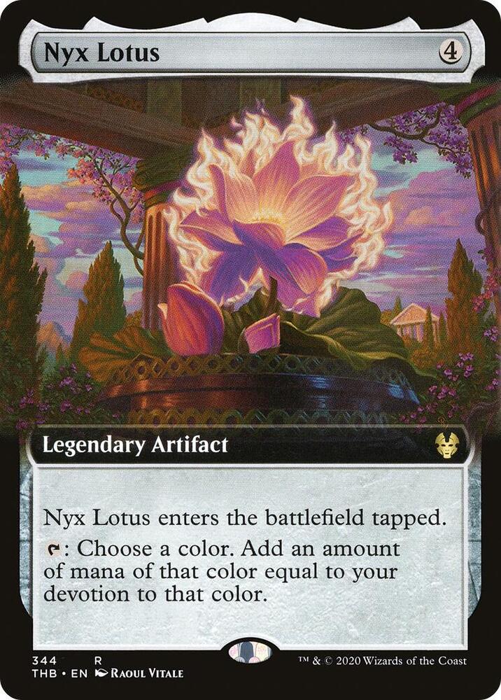 Nyx Lotus 344 (Theros Beyond Death)  - Extended Art | Good Games Modbury