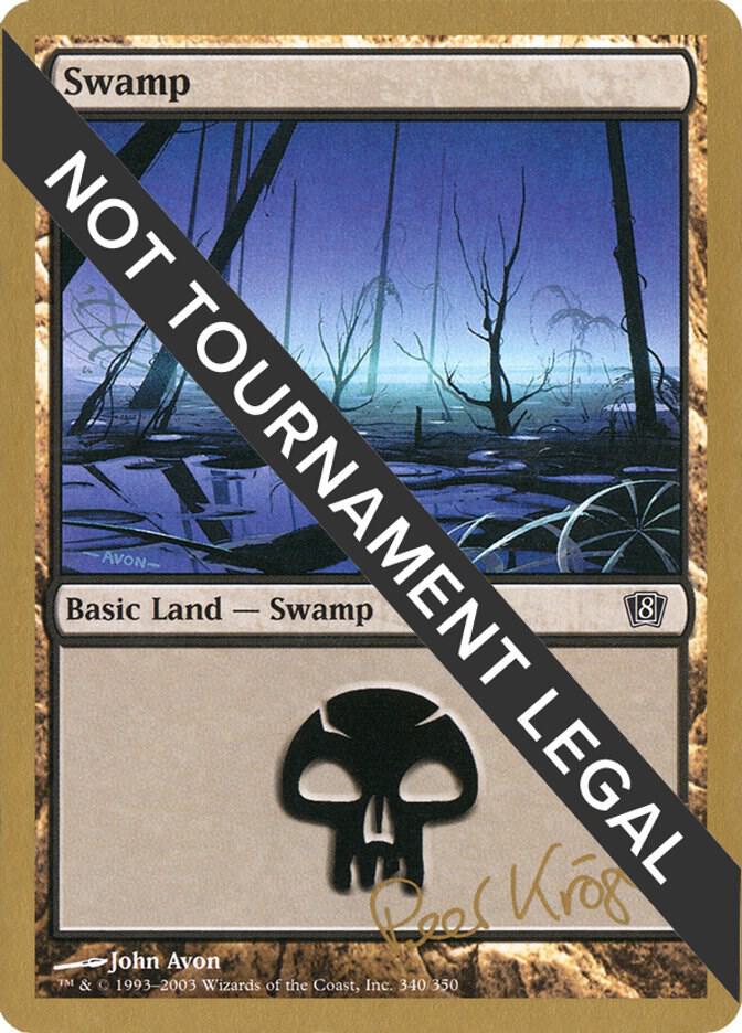 Swamp 340 2003 Peer Kroger 8ED pk340/142 (World Championship Decks)  | Good Games Modbury