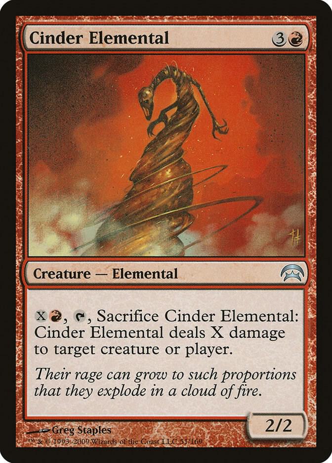 Cinder Elemental 51/169 (Planechase)  | Good Games Modbury