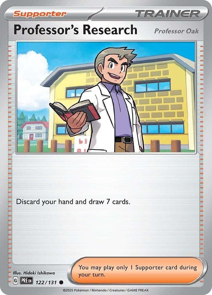 Professor's Research (122/131) [Professor Oak] [Scarlet & Violet: Prismatic Evolutions] | Good Games Modbury