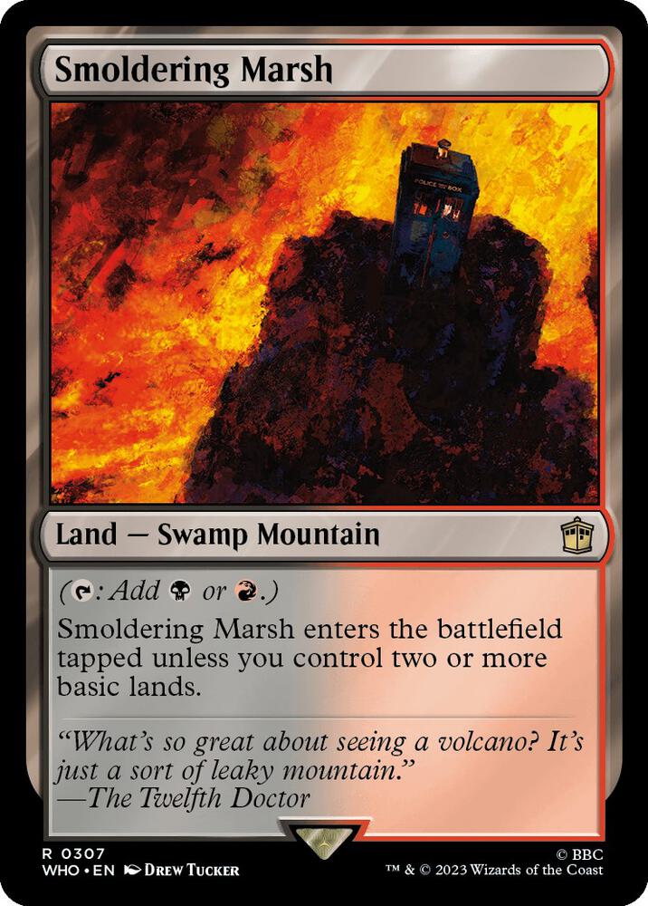 Smoldering Marsh 307/331 (Universes Beyond: Doctor Who)  | Good Games Modbury