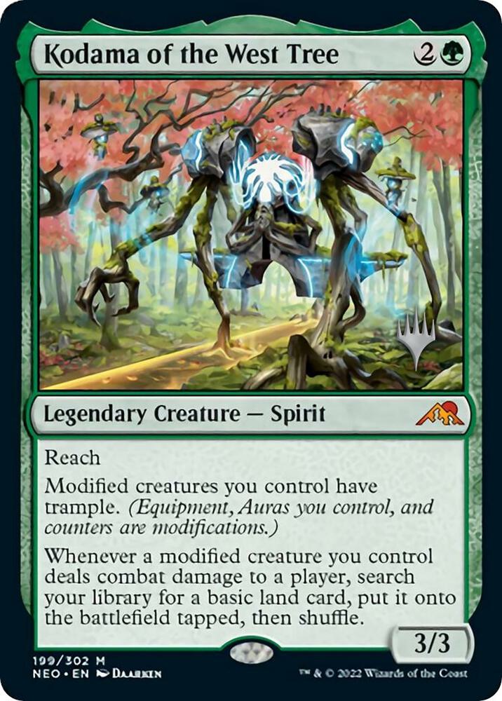 Kodama of the West Tree 199 (Promo Pack: Kamigawa: Neon Dynasty)  - Foil | Good Games Modbury