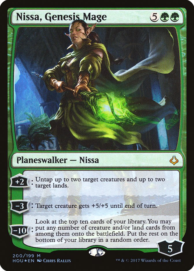Nissa, Genesis Mage 200/199 (Hour of Devastation)  - Foil | Good Games Modbury