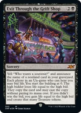 Exit Through the Grift Shop Galaxy Foil 360/244 (Unfinity)  - Foil | Good Games Modbury