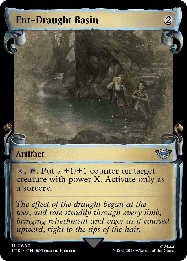 Ent-Draught Basin 689 (Universes Beyond: The Lord of the Rings: Tales of Middle-earth)  - Showcase Scroll Foil | Good Games Modbury