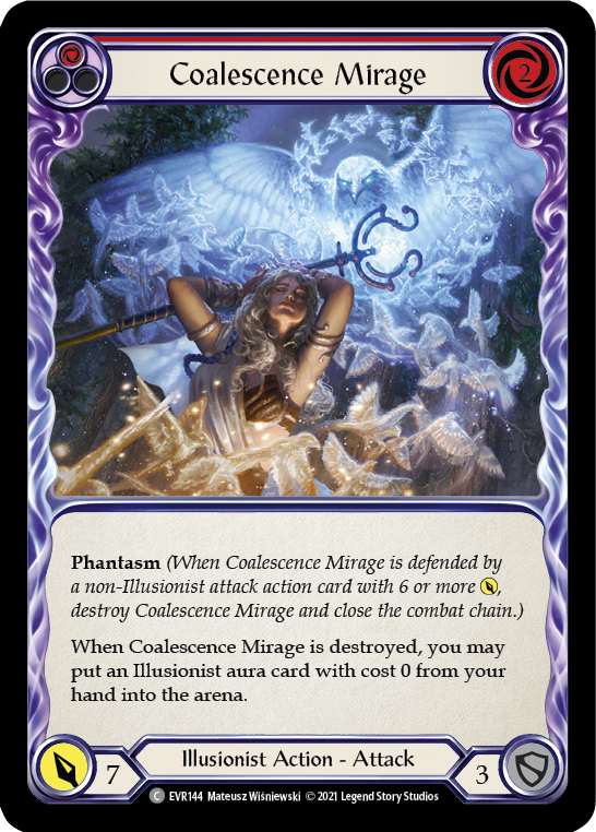 Coalescence Mirage (Red) [EVR144] (Everfest)  1st Edition Normal | Good Games Modbury
