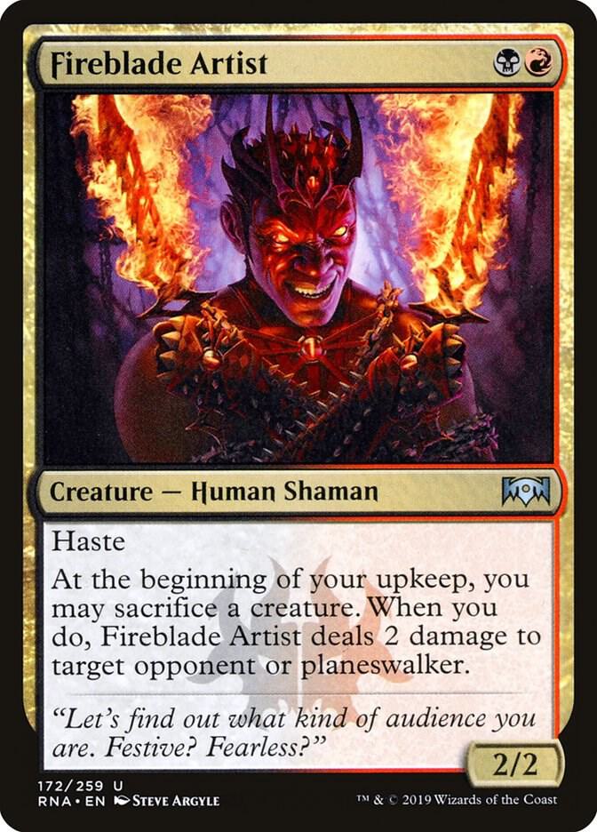 Fireblade Artist 172/259 (Ravnica Allegiance)  - Foil | Good Games Modbury
