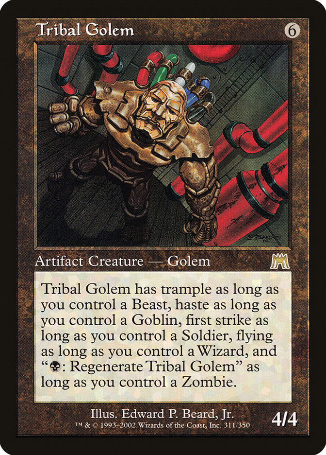 Tribal Golem [Onslaught] | Good Games Modbury