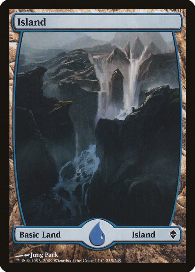 Island 235/249 (Zendikar)  - Full Art | Good Games Modbury