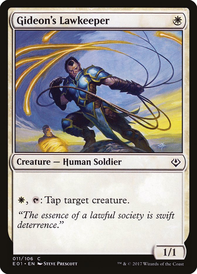 Gideon's Lawkeeper 11/106 (Archenemy: Nicol Bolas)  | Good Games Modbury