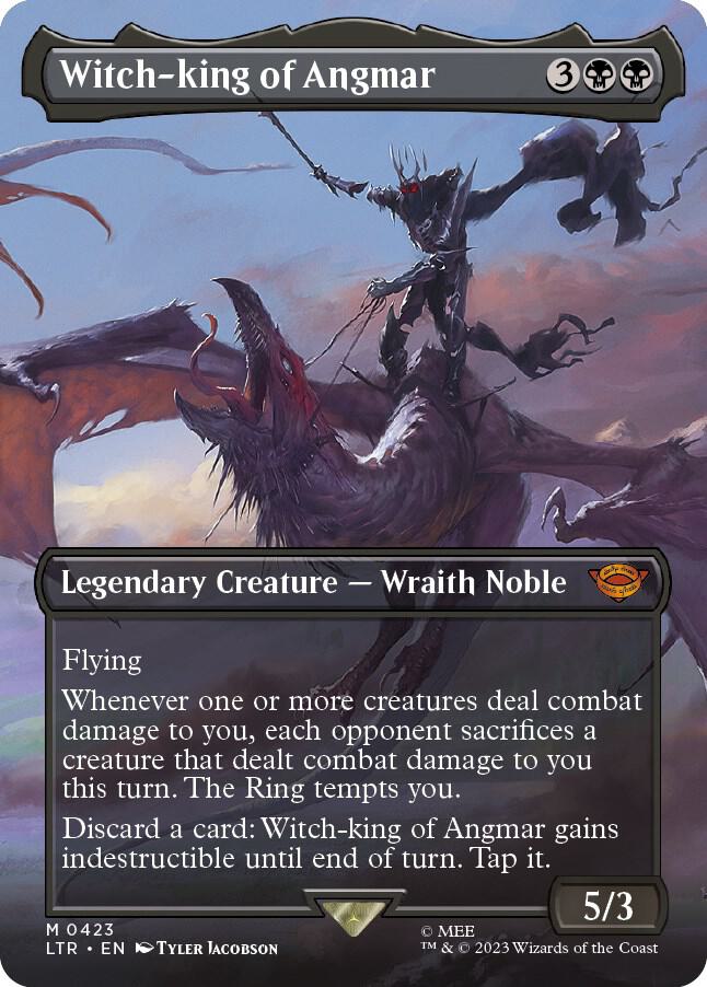 Witch-king of Angmar 423 (Universes Beyond: The Lord of the Rings: Tales of Middle-earth)  - Borderless Foil | Good Games Modbury